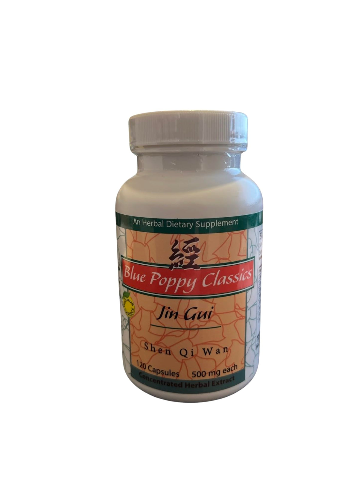 Blue Poppy Jin Gui Shen Qi Wan 120 caps bottle front view
