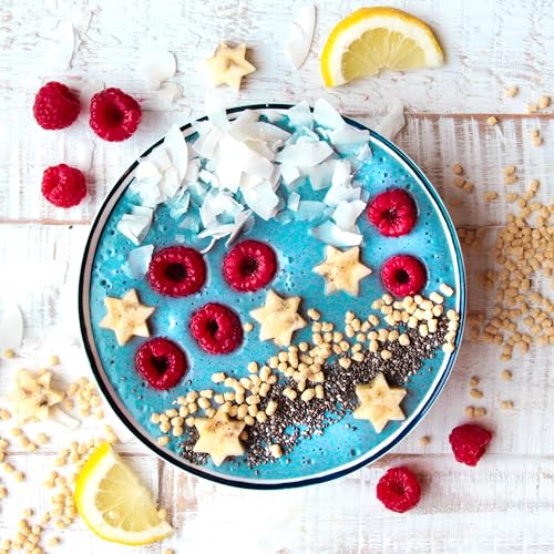 Ingredients panel for Blue Spirulina powder