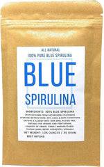 Blue Spirulina latte beverage