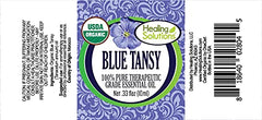 Pure undiluted Blue Tansy oil from Healing Solutions in a 10ml bottle