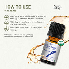 Blue Tansy oil for soap and candle crafting