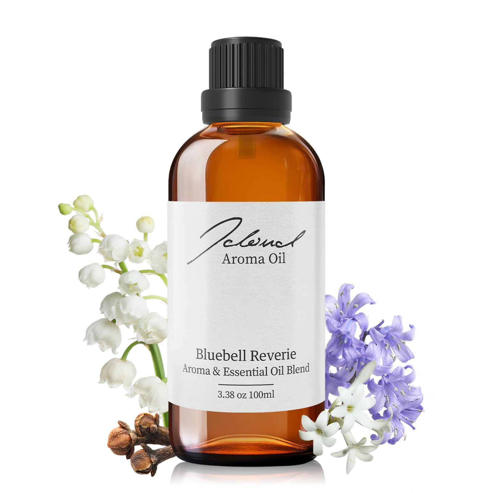Bottle of JCLOUD Bluebell Reverie Essential Oil for Diffuser