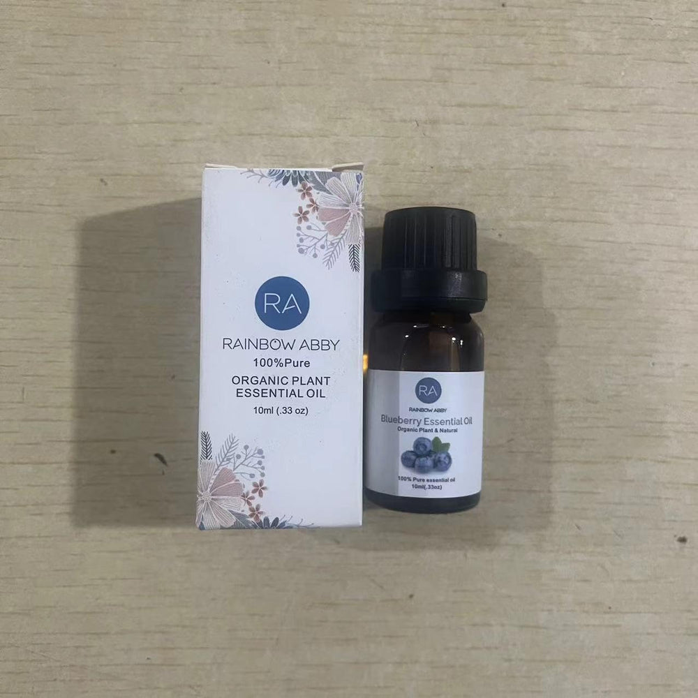Blueberry Essential Oil bottles side by side
