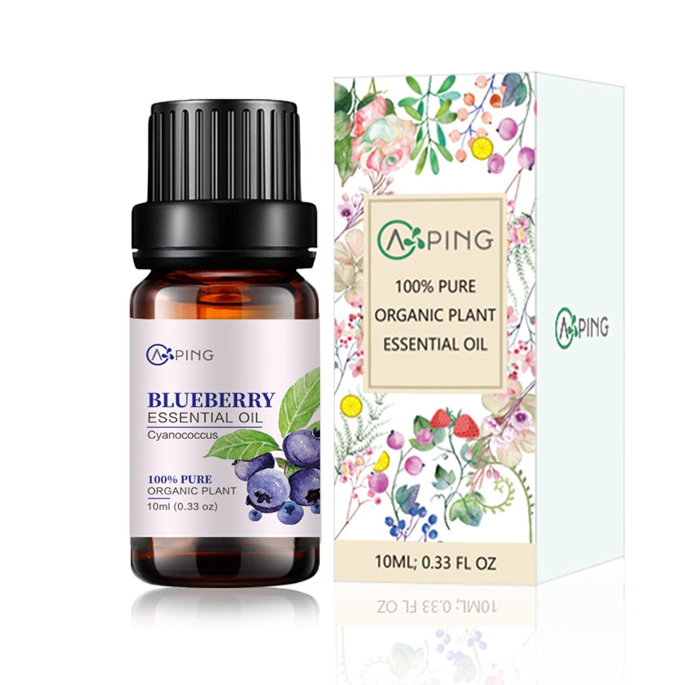 Uses of blueberry essential oil: diffuser, perfume, candles, soaps