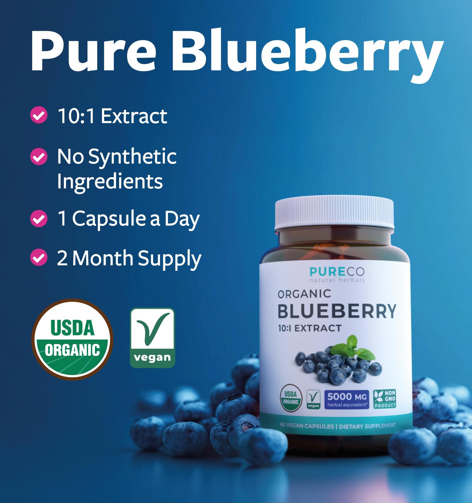 Label showing 10:1 potency and 5000mg herbal equivalent