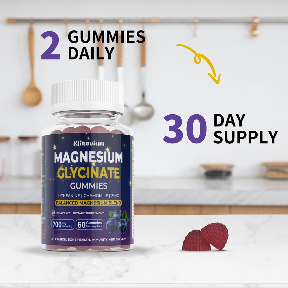 Made in USA seal visible on magnesium glycinate gummies bottle