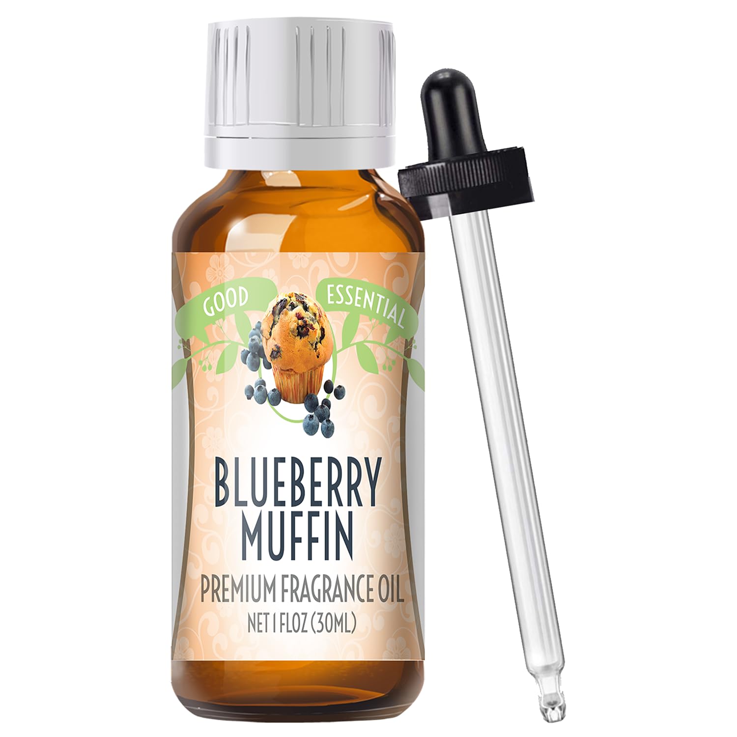 Good Essential Blueberry Muffin Fragrance Oil in an amber 30ml bottle