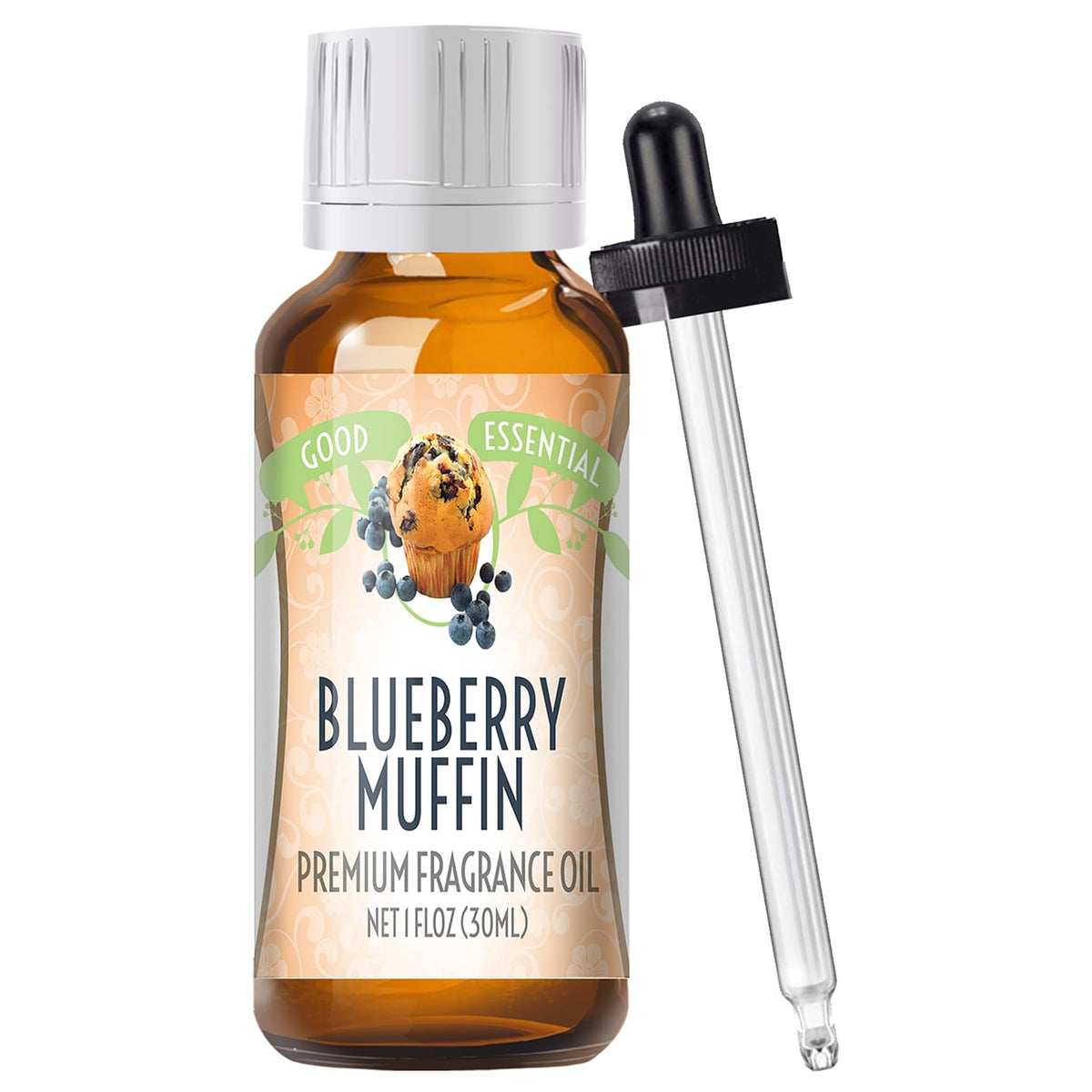 Good Essential Blueberry Muffin Fragrance Oil in an amber 30ml bottle