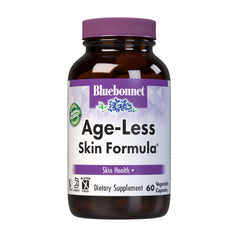 BlueBonnet Age-Less Skin Formula Capsules bottle label - front view