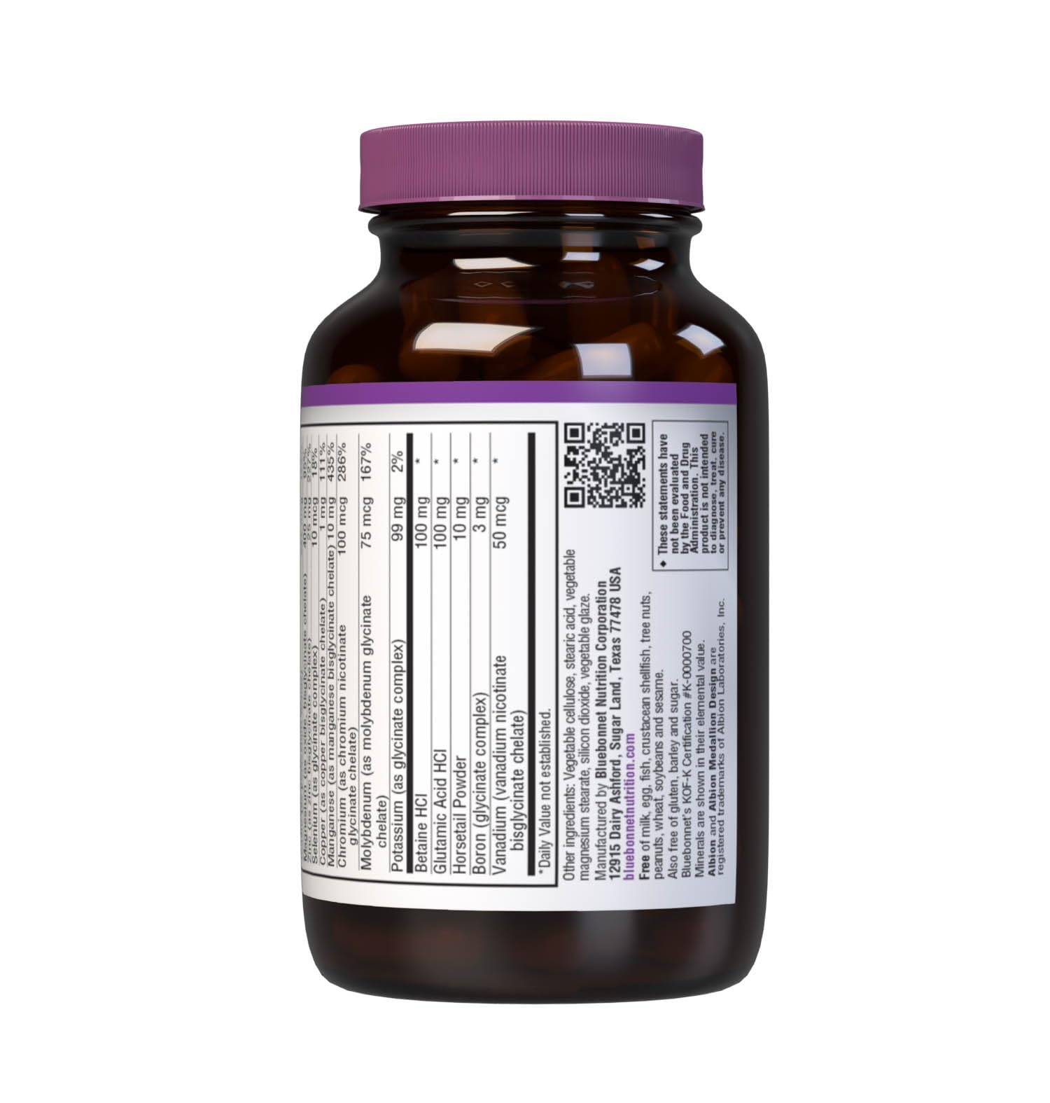 Close-up of chelated multimineral caplets