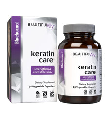 Front view of Bluebonnet Beautiful Ally Keratin Care bottle