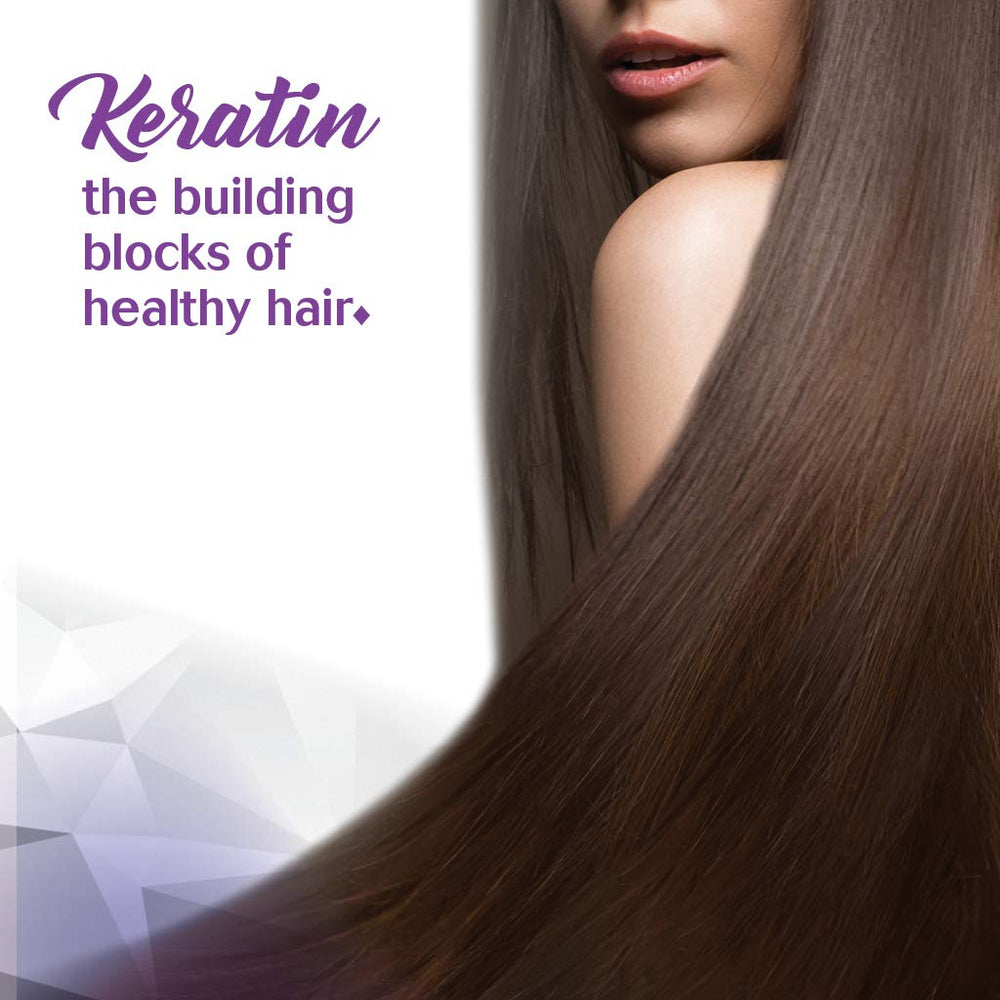 Biotin and resveratrol ingredients on the bottle label