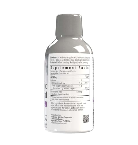 Cap and bottle top close-up of Bluebonnet Beautiful Ally Liquid Hyaluronic Acid