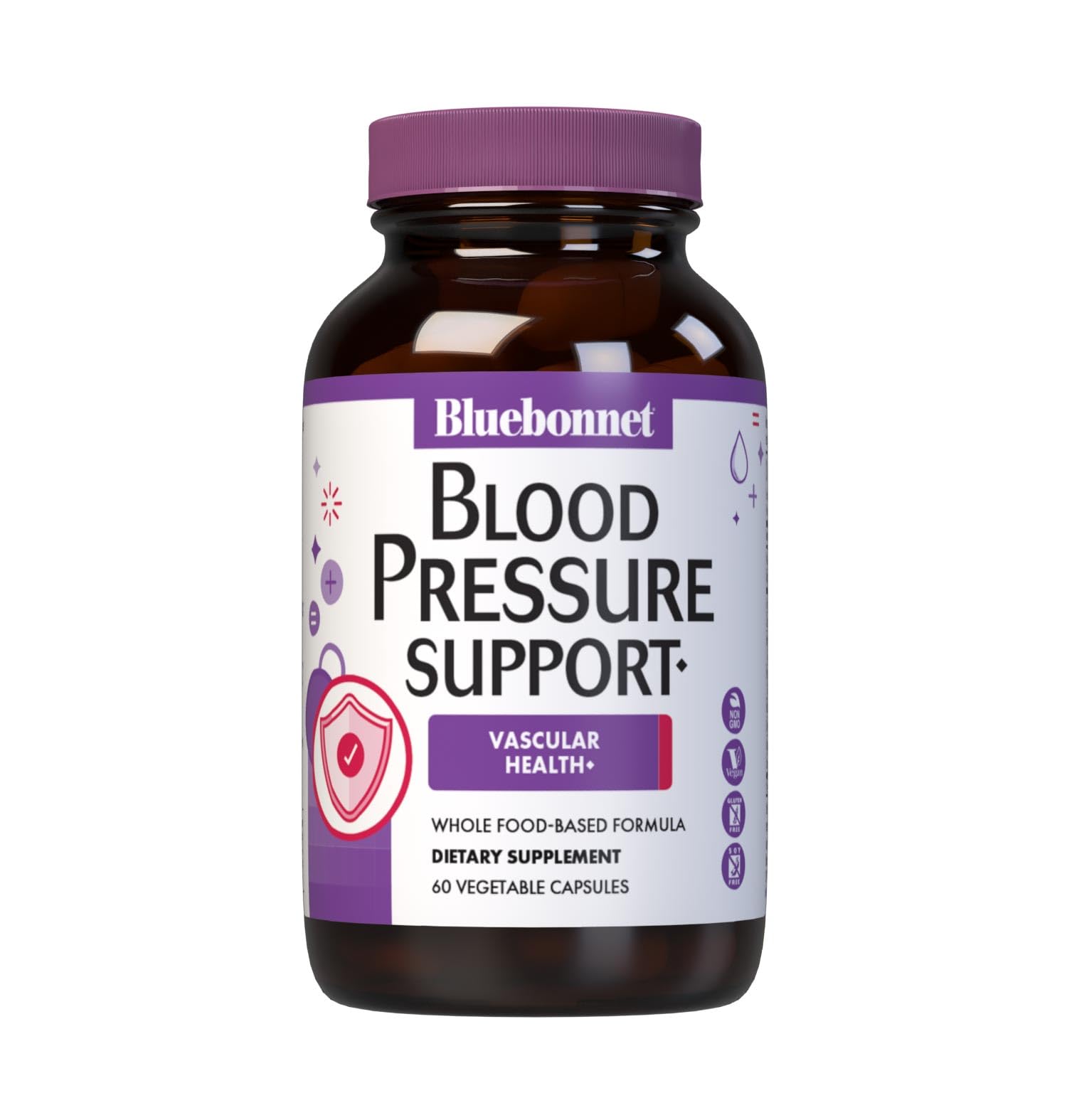 Bluebonnet Blood Pressure Support bottle with label