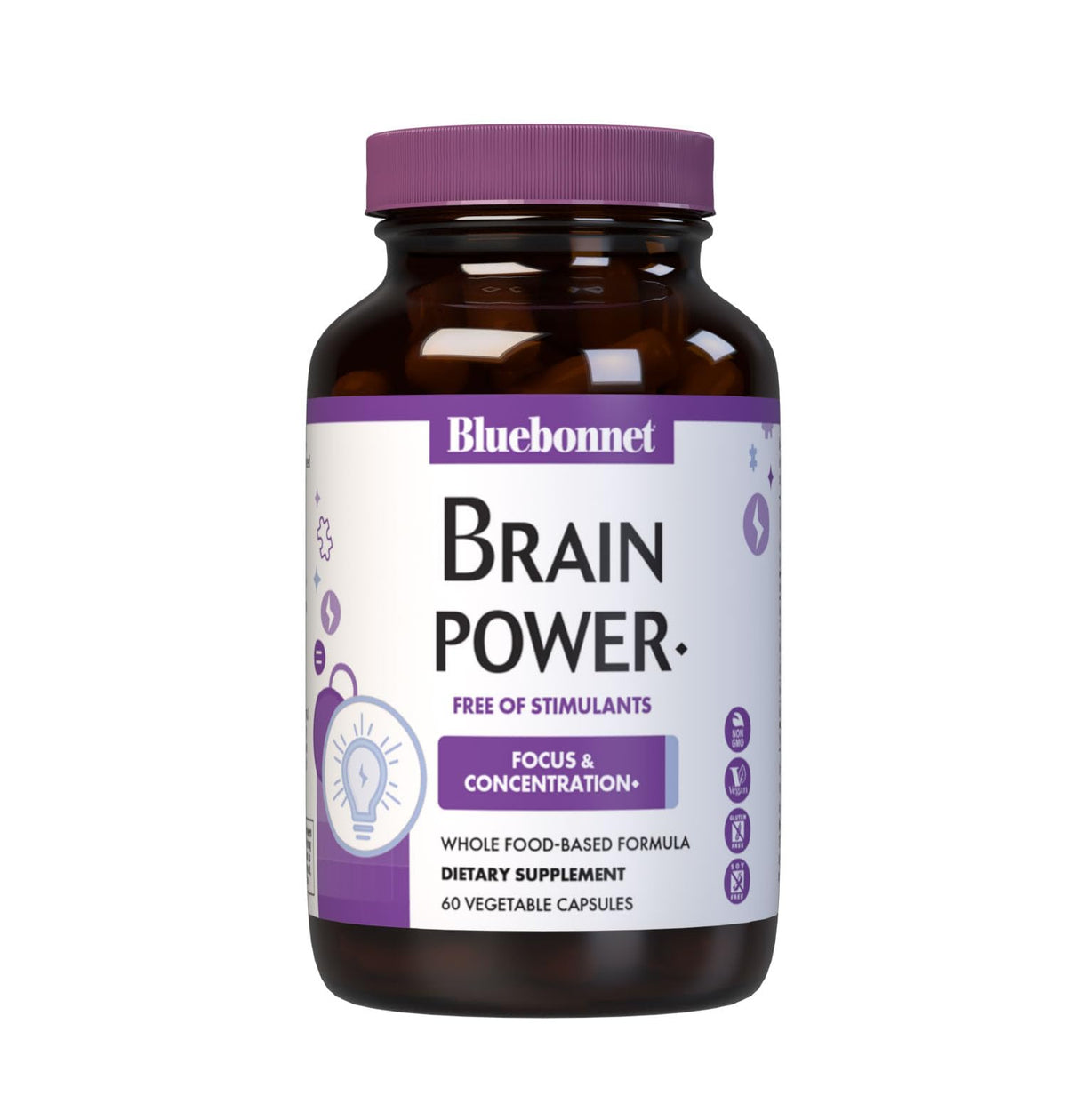Bluebonnet BrainPower bottle with product label