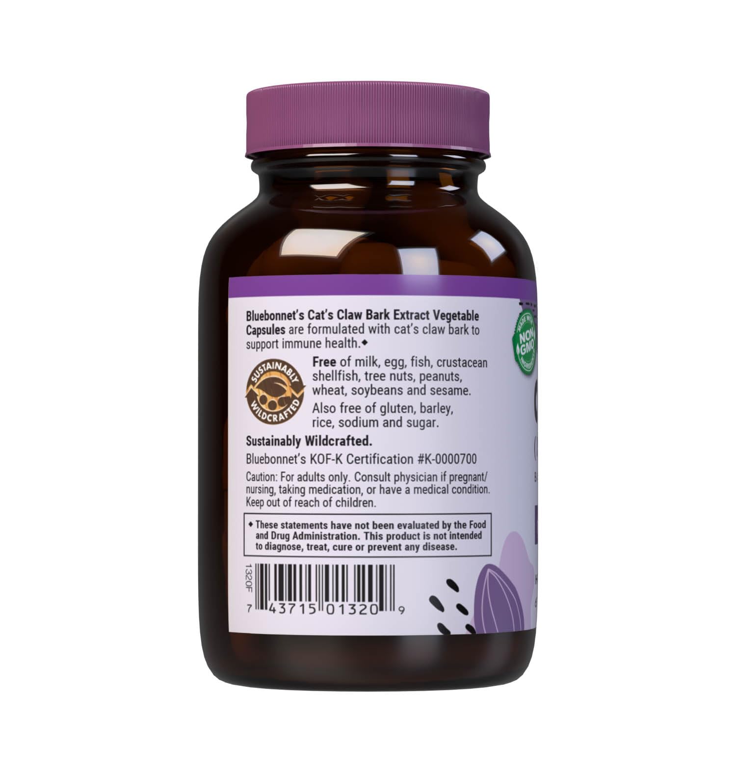 Cat's Claw bark extract ingredients and sustainability notes