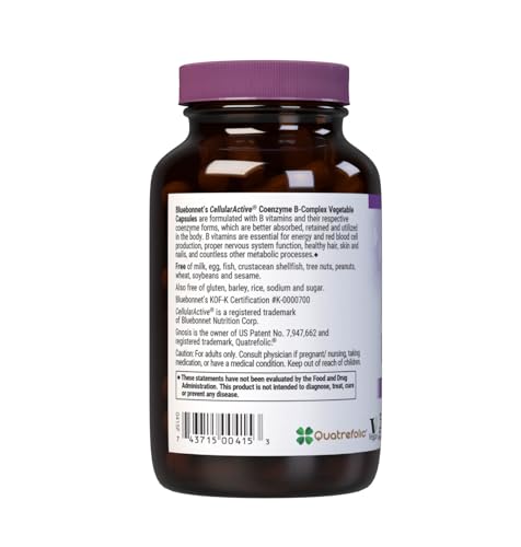 Bluebonnet CellularActive Coenzyme B-Complex label
