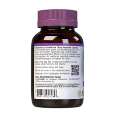 90 vegetable capsules in Bluebonnet Chelated Iron bottle