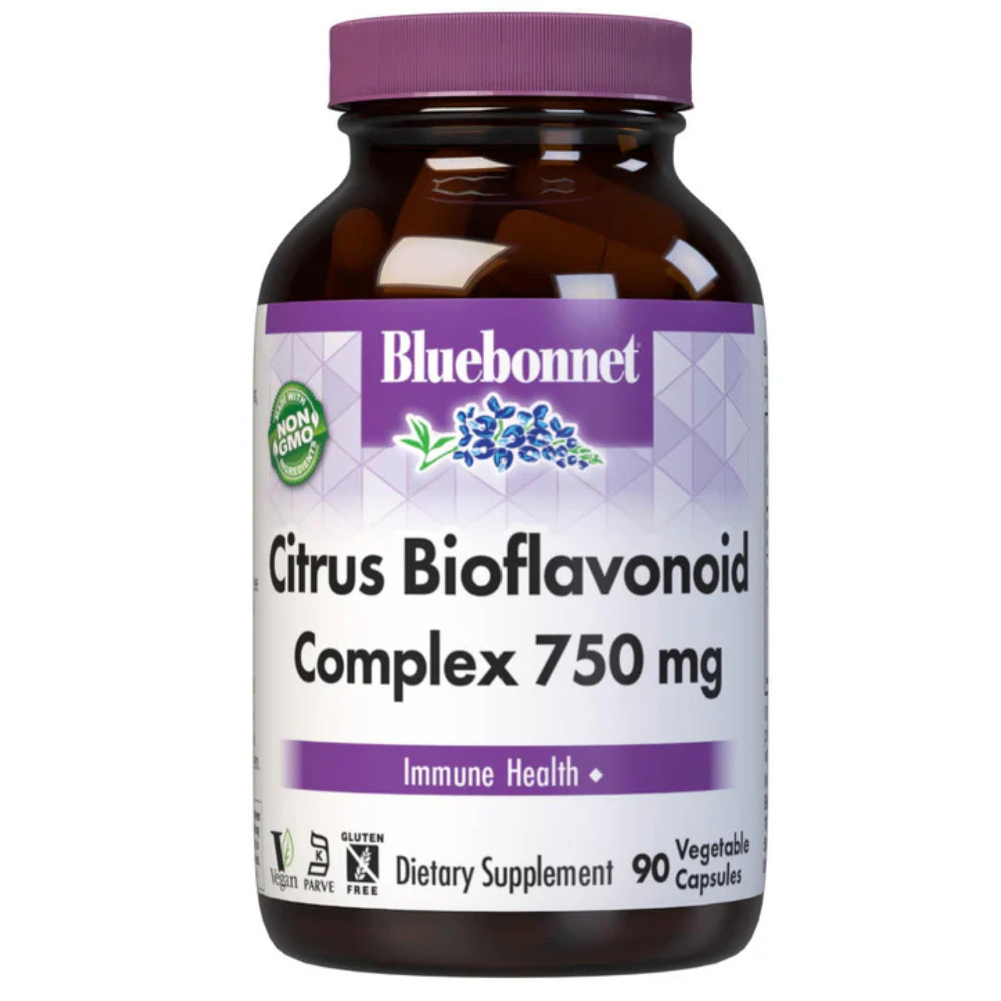 Bluebonnet Citrus Bioflavonoid Complex 750 mg bottle on white background