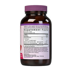 Amber glass bottle with chewable tablets inside