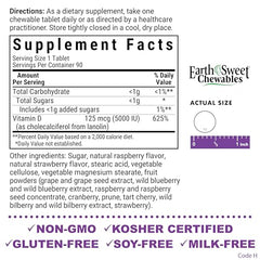 Close-up of raspberry-flavored Vitamin D3 chewable tablet