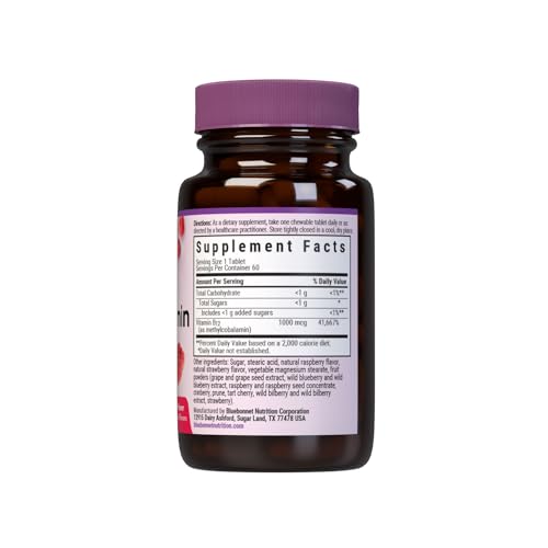 Active coenzyme B12 (Methylcobalamin) 1,000 mcg chewables illustration