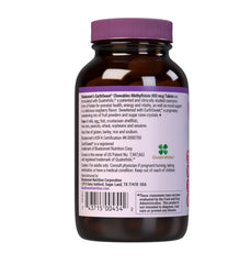 Raspberry-flavored 5-MTHF methylfolate supplement tablet