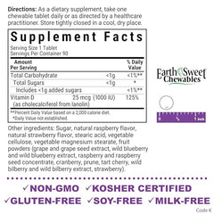 Raspberry flavor chewable vitamin D3 tablet close-up