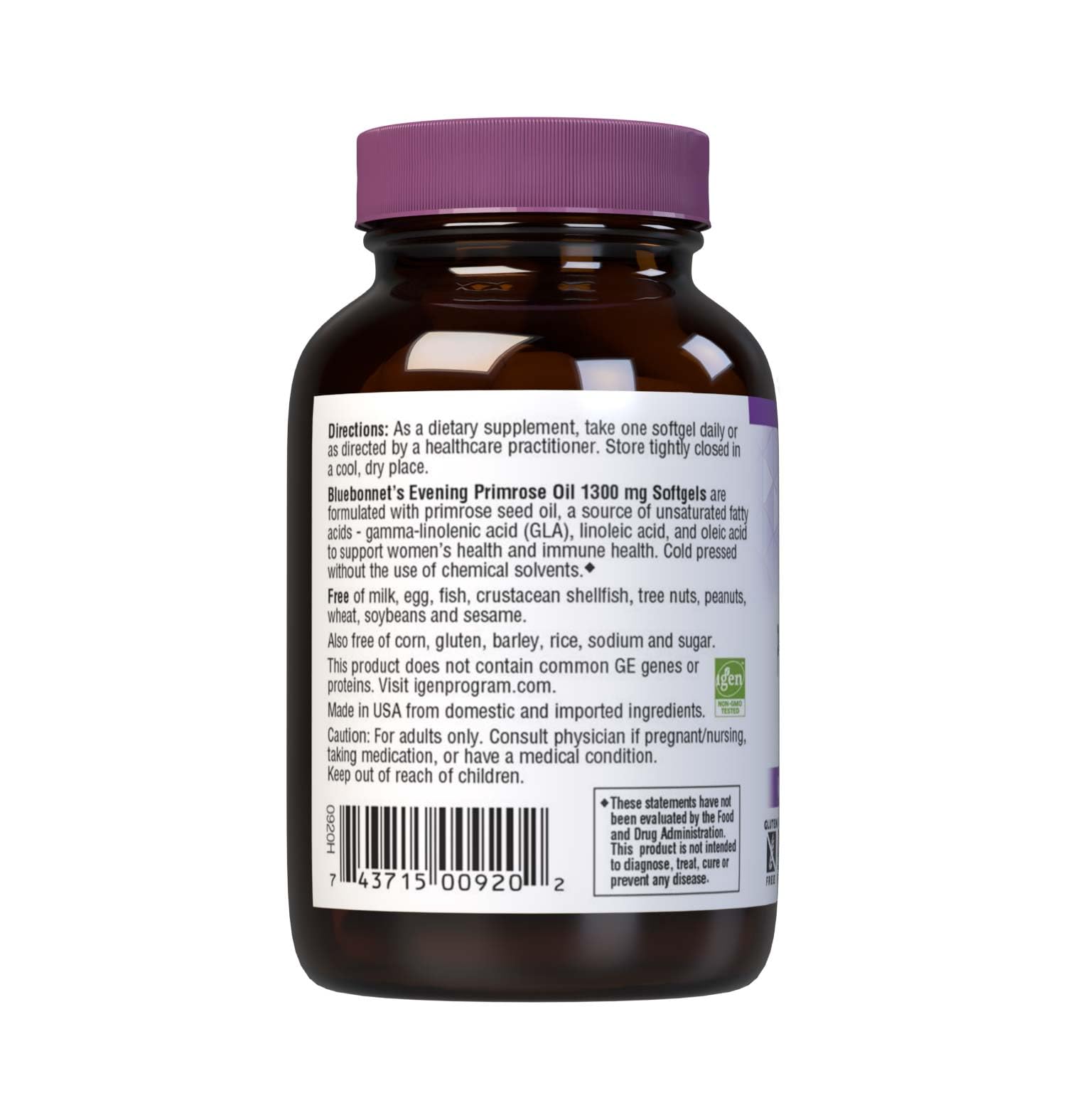 Non-GMO gluten-free dairy-free soy-free allergen-free product icons