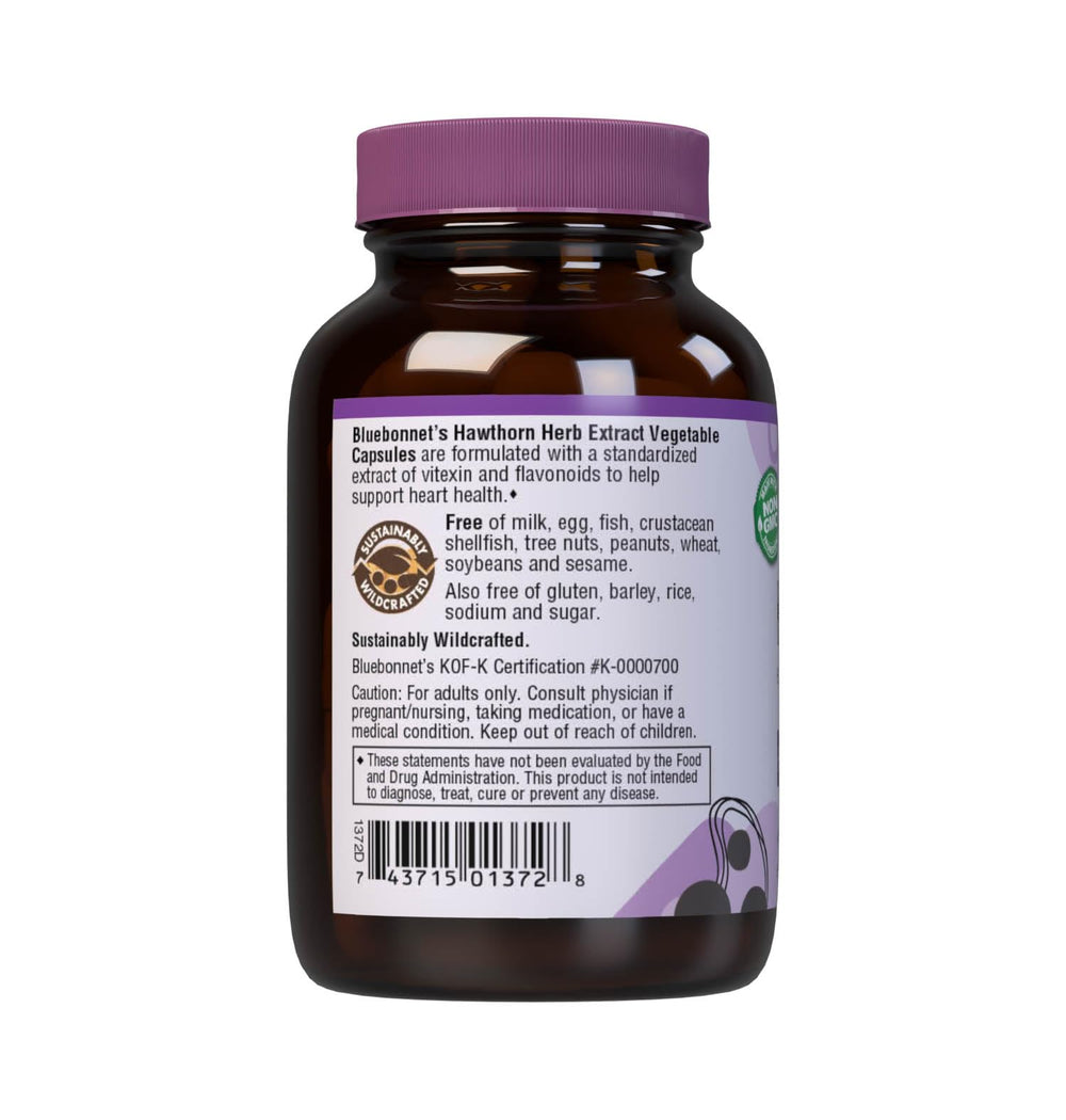 Product label highlighting gluten-free, soy-free, kosher certified, non-GMO and vegan