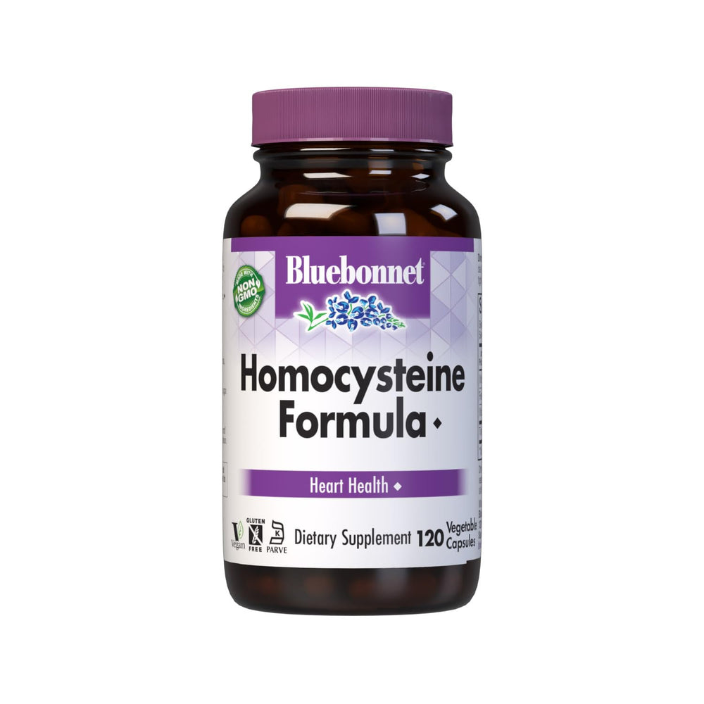 BlueBonnet Homocysteine Formula 120-count bottle