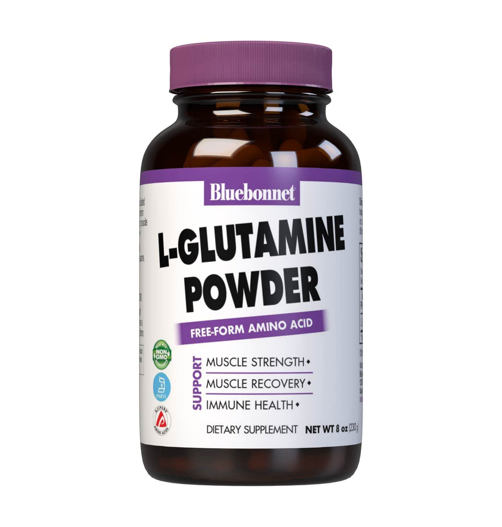 Bluebonnet Nutrition L-Glutamine Powder 8 oz product shot