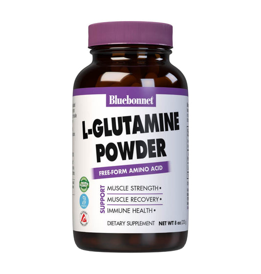 Bluebonnet Nutrition L-Glutamine Powder 8 oz product shot