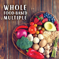 Illustration of organic whole-food vegetable blend and enzyme blend