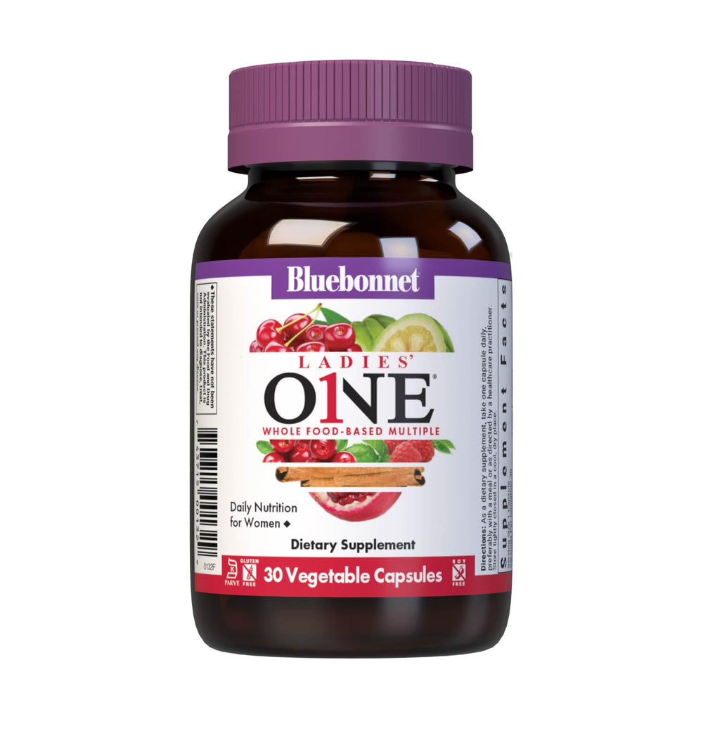 Bluebonnet Ladies One Organic Vegetable Capsule bottle, 30-count main image