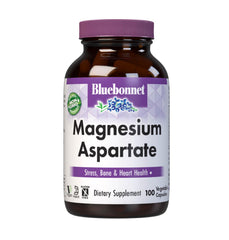 Bluebonnet Magnesium 400 mg chelated magnesium aspartate bottle