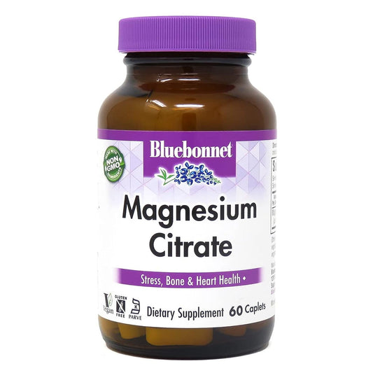 Bluebonnet Magnesium Citrate bottle front view