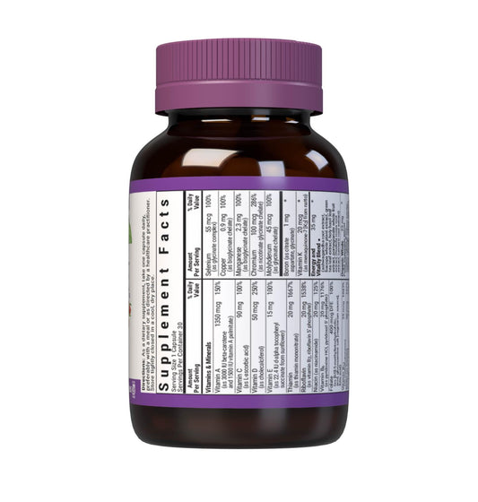 BlueBonnet Maxi One Iron Caplets capsules inside bottle