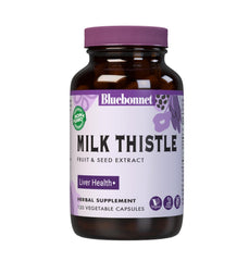 BlueBonnet Milk Thistle Capsules bottle – 120 vegetable capsules