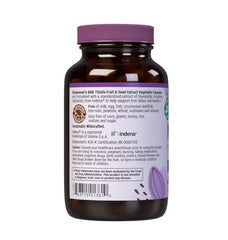 Non-GMO vegan kosher gluten-free label for BlueBonnet Milk Thistle