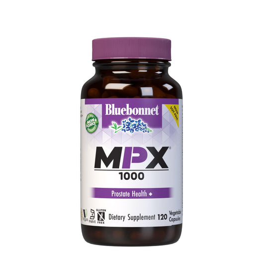 BlueBonnet MPX 1000 Prostate Support supplement bottle and label - image 1