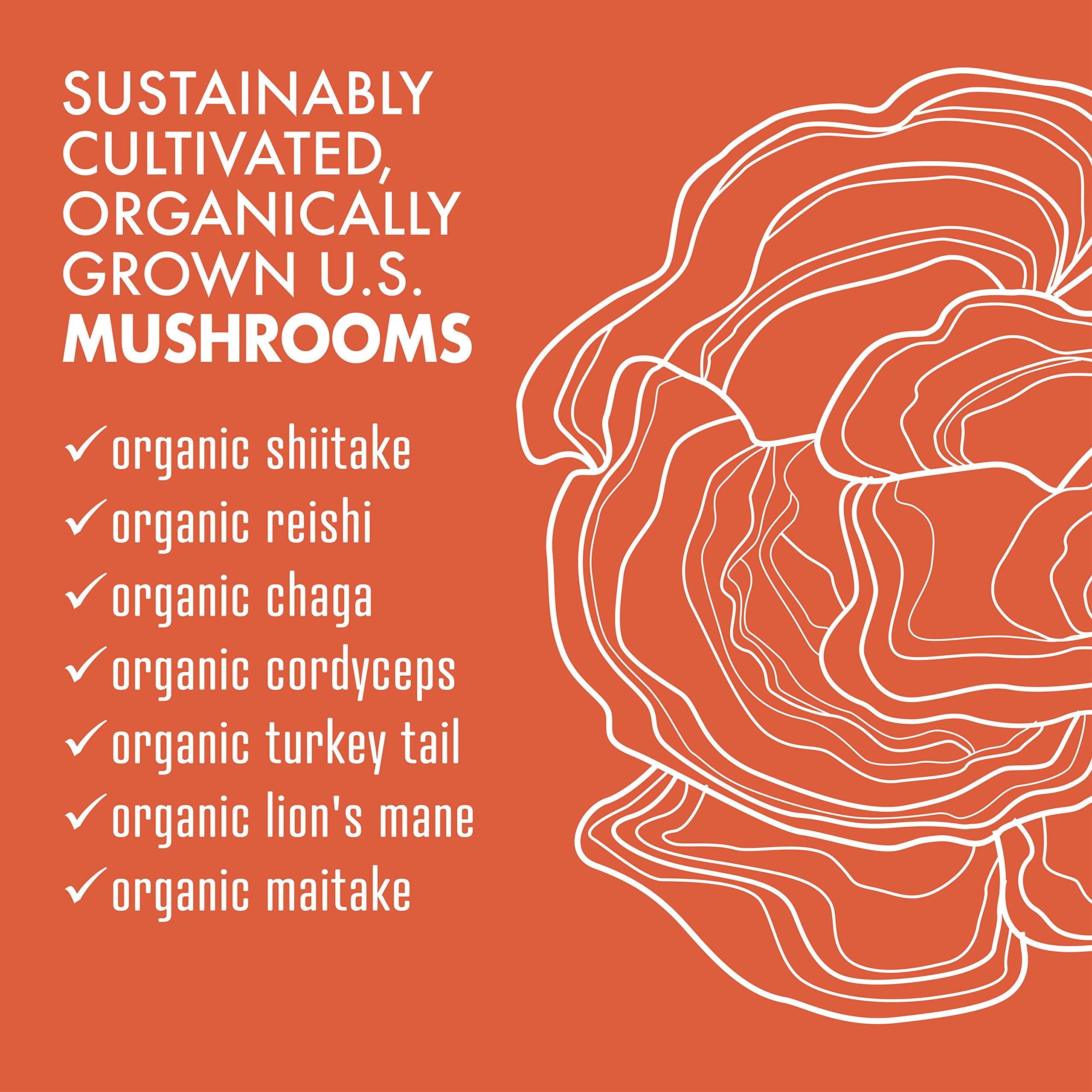 60 vegetable capsules of Myco-7 Mushroom Defense