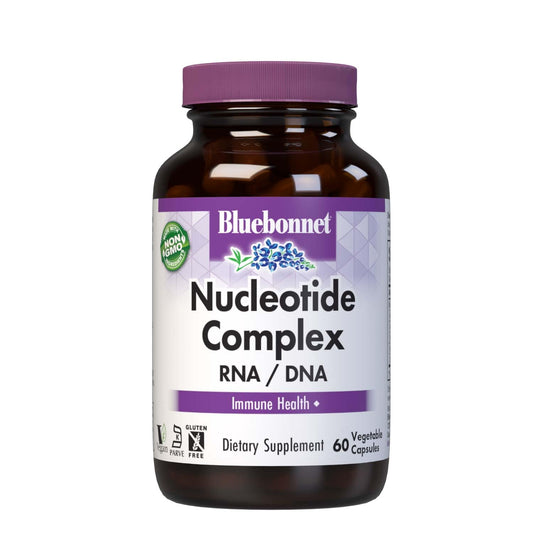 BlueBonnet Nucleotide Complex Supplement bottle, 60 count, white