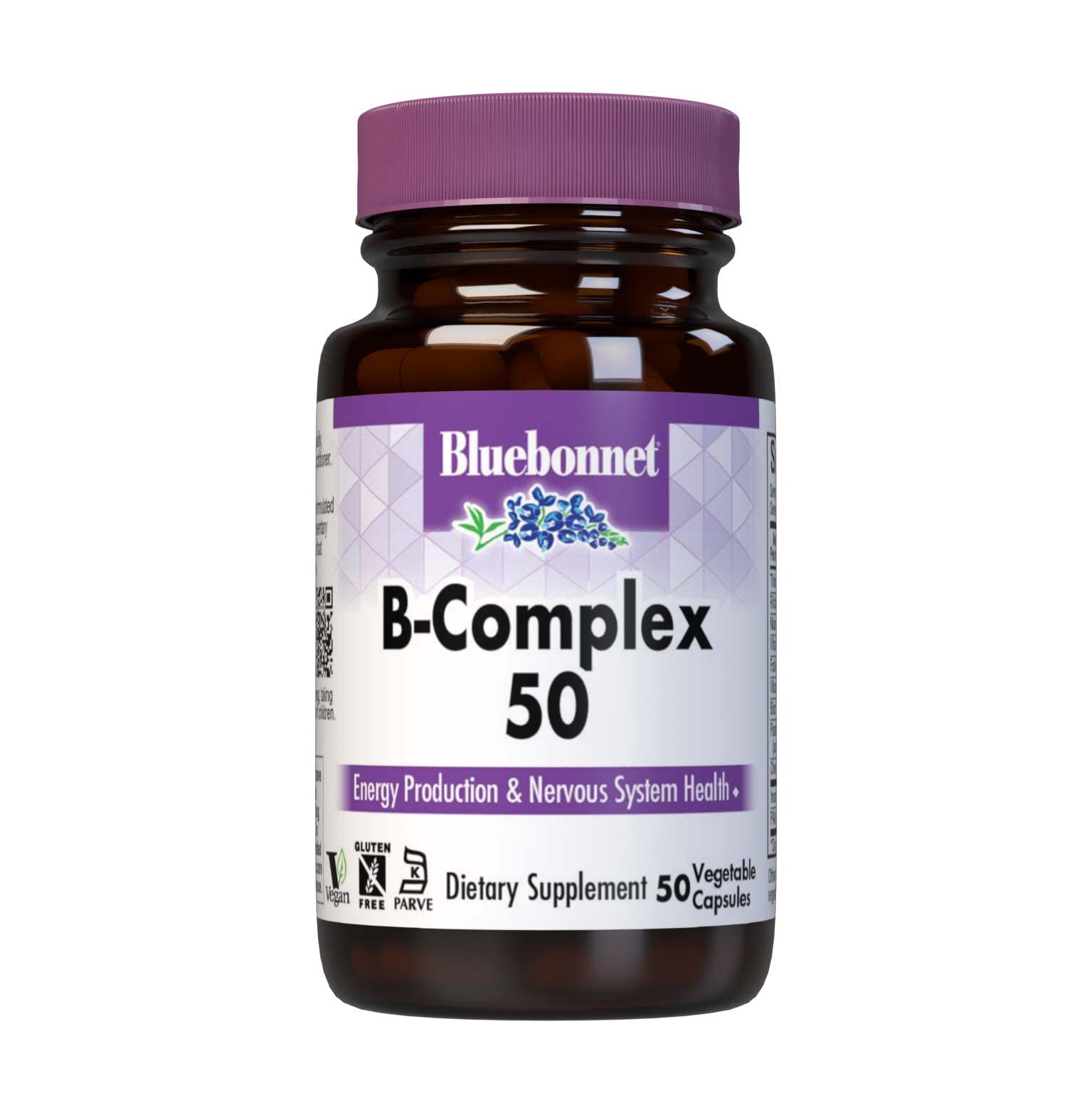 Bluebonnet Nutrition B-Complex 50 Vegetable Capsules bottle
