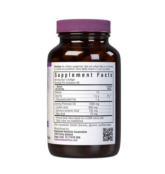 60 Evening Primrose Oil Softgels close-up