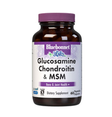 Front view of Bluebonnet Nutrition Glucosamine Chondroitin MSM bottle