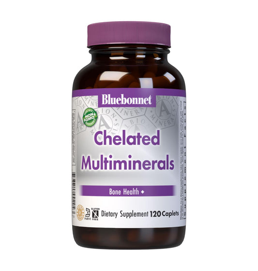 Bluebonnet Nutrition Albion Chelated Multiminerals bottle label