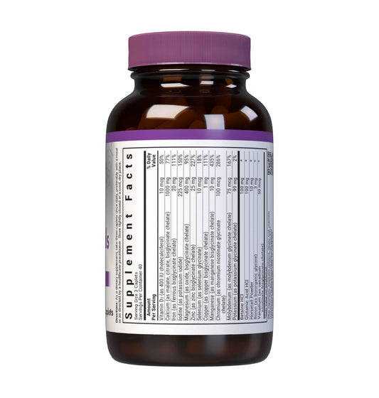 Front view of Bluebonnet Albion Chelated Multiminerals bottle