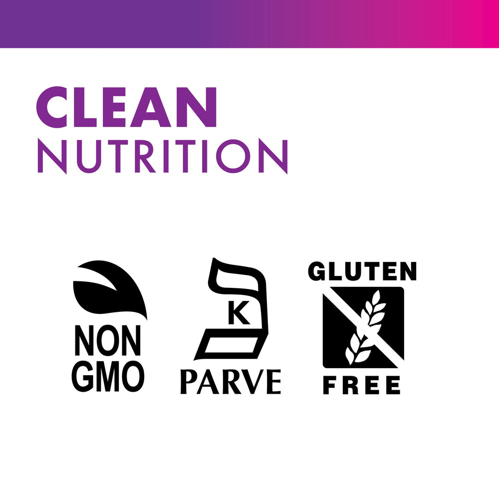 Nutrition information chart on Bluebonnet caplets packaging