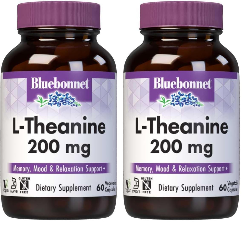 BlueBonnet Nutrition L-Theanine 200mg bottle